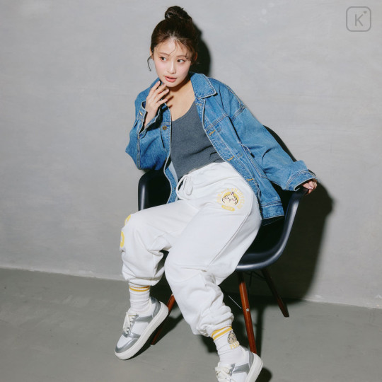 Japan Chiikawa Sweatpants (L) - Usagi : Peace White - 4