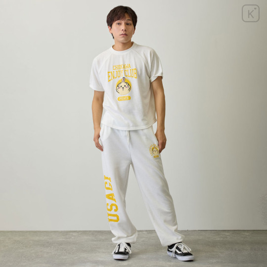 Japan Chiikawa Sweatpants (L) - Usagi : Peace White - 5