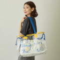 Japan Chiikawa Clear Tote Bag - Chiikawa & Hachiware & Usagi : Goggle White - 4