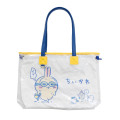 Japan Chiikawa Clear Tote Bag - Chiikawa & Hachiware & Usagi : Goggle White - 5