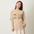 Japan Chiikawa T-Shirt (L) - Chiikawa & Hachiware & Usagi : Sunny Days Sand Beige - 5