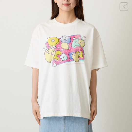 Japan Chiikawa T-Shirt (L) - Usagi : Popcorn - 7