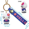 Japan Sanrio Figure Mascot Keychain & Logo Tag - Hello Kitty : Retro Heisei Kogal - 2