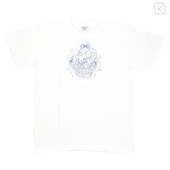 Japan Sanrio T-Shirt - Cinnamoroll & Cogimyun : Dolly Mix White - 1