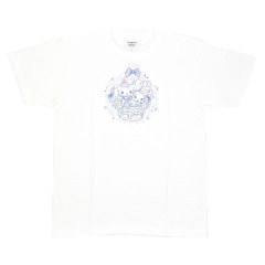 Japan Sanrio T-Shirt - Cinnamoroll & Cogimyun : Dolly Mix White