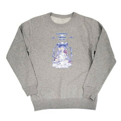 Japan Sanrio Sweatshirt - Cinnamoroll & Cogimyun : Dolly Mix Gray