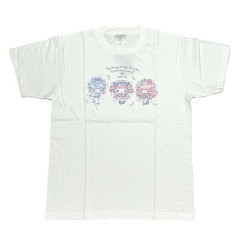 Japan Sanrio T-Shirt - Little Twin Stars & My Melody : Dolly Mix White