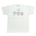 Japan Sanrio T-Shirt - Little Twin Stars & My Melody : Dolly Mix White - 1