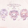 Japan Sanrio T-Shirt - Little Twin Stars & My Melody : Dolly Mix Pink - 2