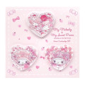 Japan Sanrio Pin Badge Set - My Melody & My Sweet Piano : Dolly Mix Heart - 1