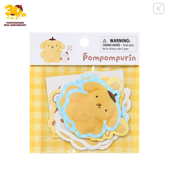 Japan Sanrio Original Sticker Set - Pompompurin : Nostalgic 30th Anniversary - 1
