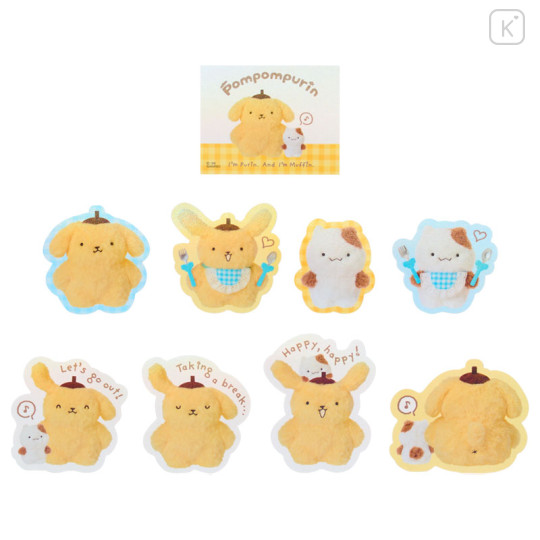 Japan Sanrio Original Sticker Set - Pompompurin : Nostalgic 30th Anniversary - 2
