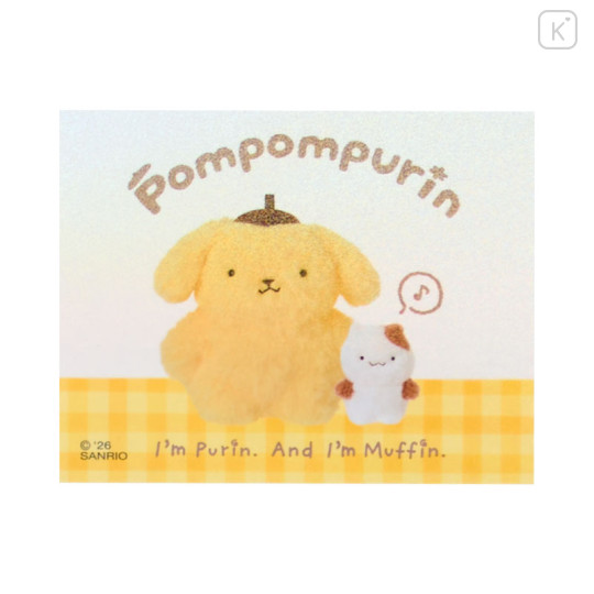 Japan Sanrio Original Sticker Set - Pompompurin : Nostalgic 30th Anniversary - 3