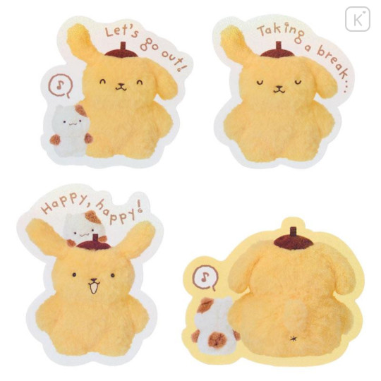 Japan Sanrio Original Sticker Set - Pompompurin : Nostalgic 30th Anniversary - 5