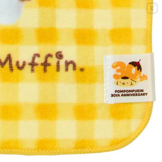 Japan Sanrio Original Mini Towel - Pompompurin : Nostalgic 30th Anniversary - 3