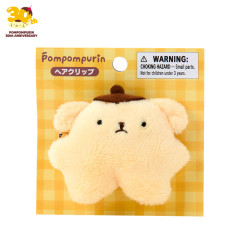 Japan Sanrio Original Character-Shaped Hair Clip - Pompompurin : Nostalgic 30th Anniversary