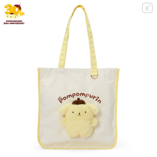 Japan Sanrio Original Tote Bag - Pompompurin : Nostalgic 30th Anniversary - 1