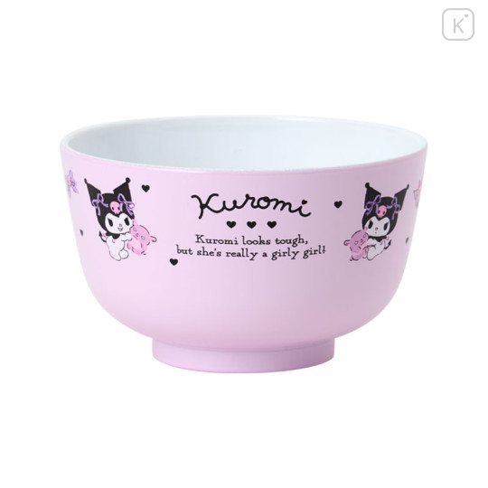 Japan Sanrio Original Resin Bowl - Kuromi - 1