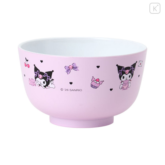Japan Sanrio Original Resin Bowl - Kuromi - 2