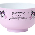 Japan Sanrio Original Resin Bowl - Kuromi - 3