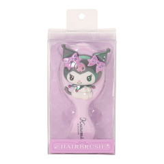 Japan Sanrio Original Hairbrush with Stones - Kuromi