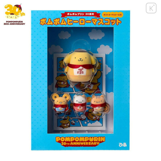 Japan Sanrio Original Mascot Set - Pompompurin : 30th Anniversary Hero - 1