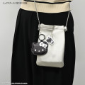 Japan Sanrio Mobile PU Leather Strap - Hello Kitty : Black - 5