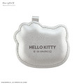 Japan Sanrio Mobile PU Leather Strap - Hello Kitty : Gray - 2