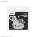 Japan Sanrio Mobile PU Leather Strap - Hello Kitty : Gray - 7