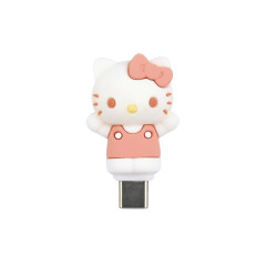 Japan Sanrio Powattomo USB Type-C Plug - Hello Kitty