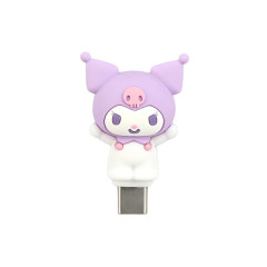 Japan Sanrio Powattomo USB Type-C Plug - Kuromi