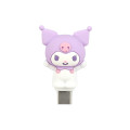 Japan Sanrio Powattomo USB Type-C Plug - Kuromi - 1