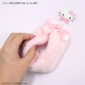 Japan Sanrio Multi Ring Plus with Fur Hand Strap - Hello Kitty - 4
