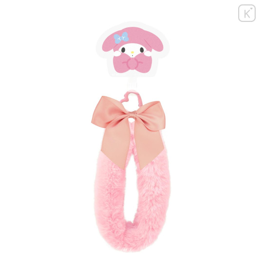 Japan Sanrio Multi Ring Plus with Fur Hand Strap - My Melody - 1
