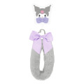 Japan Sanrio Multi Ring Plus with Fur Hand Strap - Kuromi - 1