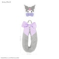 Japan Sanrio Multi Ring Plus with Fur Hand Strap - Kuromi - 2