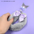 Japan Sanrio Multi Ring Plus with Fur Hand Strap - Kuromi - 4