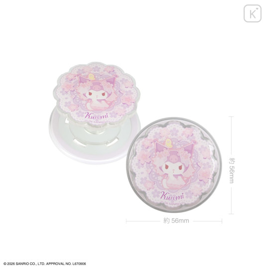 Japan Sanrio Pocopoco Smartphone Grip with MagSafe - Kuromi - 2