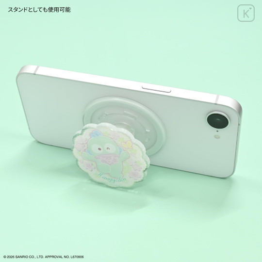 Japan Sanrio Pocopoco Smartphone Grip with MagSafe - Hangyodon - 6