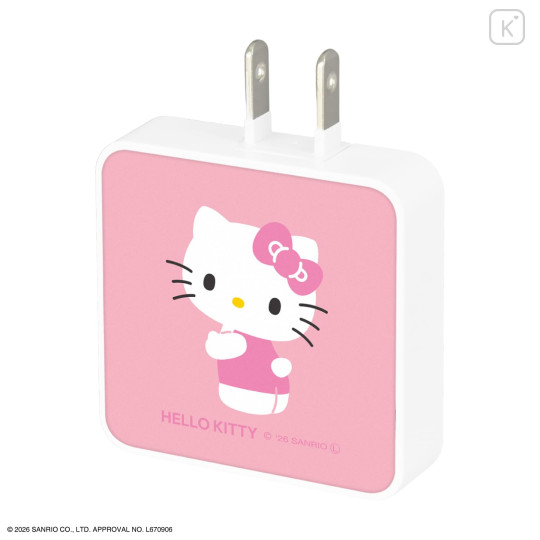 Japan Sanrio USB Type-C AC Adapter - Hello Kitty - 2