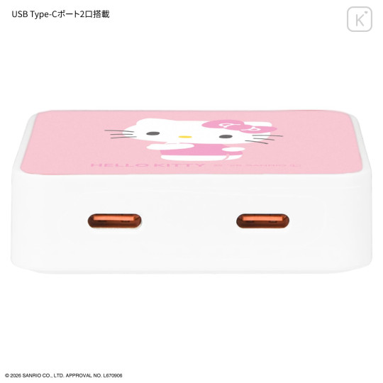 Japan Sanrio USB Type-C AC Adapter - Hello Kitty - 3