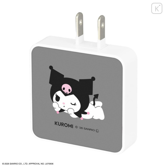 Japan Sanrio USB Type-C AC Adapter - Kuromi - 2
