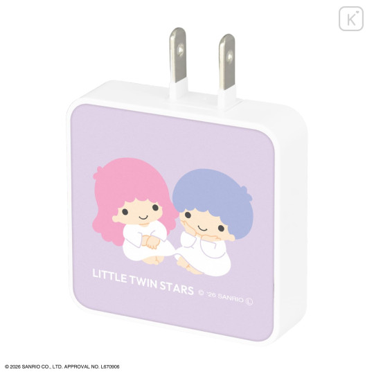 Japan Sanrio USB Type-C AC Adapter - Little Twin Stars - 2