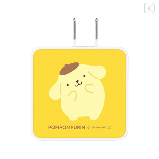 Japan Sanrio USB Type-C AC Adapter - Pompompurin - 1