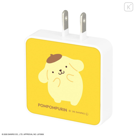 Japan Sanrio USB Type-C AC Adapter - Pompompurin - 2