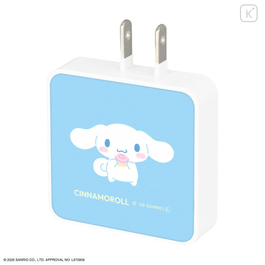 Japan Sanrio USB Type-C AC Adapter - Cinnamoroll - 2