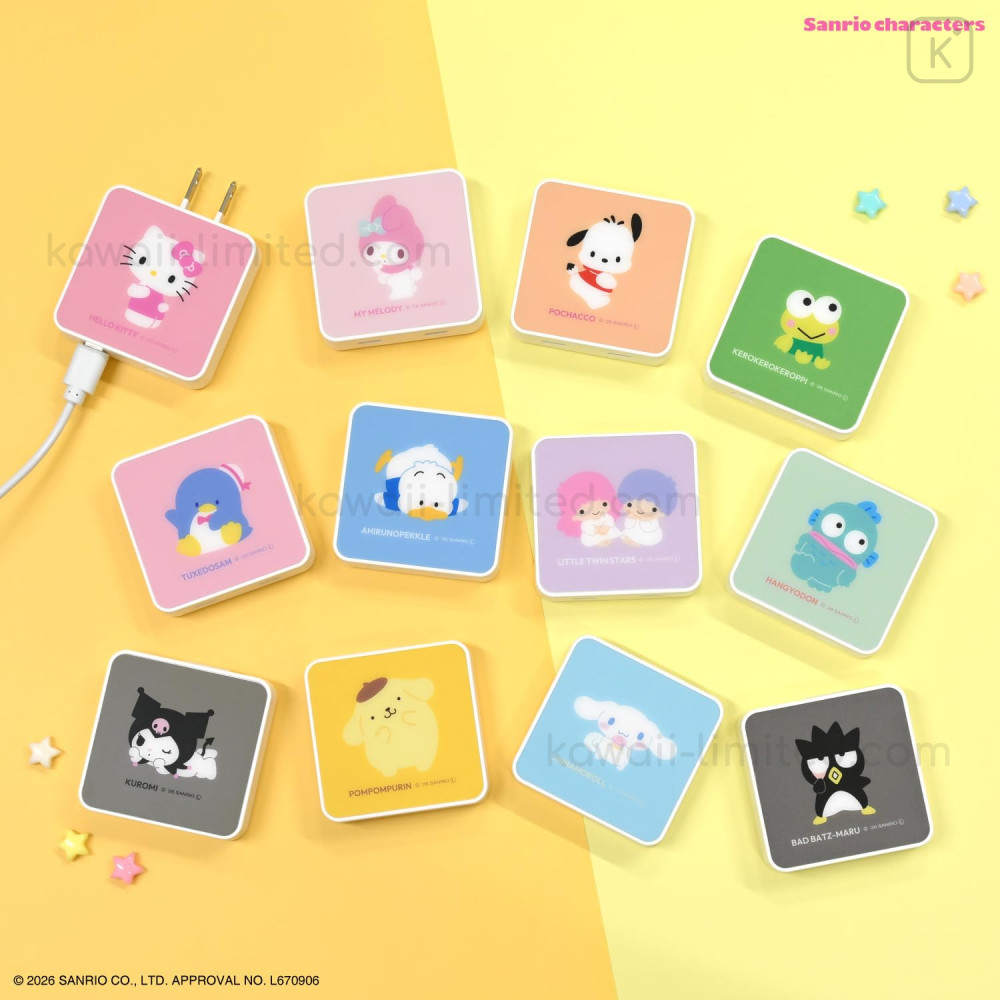 Japan Sanrio USB Type-C AC Adapter - Badtz-maru | Kawaii Limited