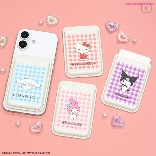 Japan Sanrio MagSafe Card Wallet - My Melody - 6