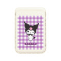 Japan Sanrio MagSafe Card Wallet - Kuromi - 1