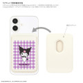 Japan Sanrio MagSafe Card Wallet - Kuromi - 3
